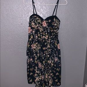 Spaghetti Strap Floral Dress